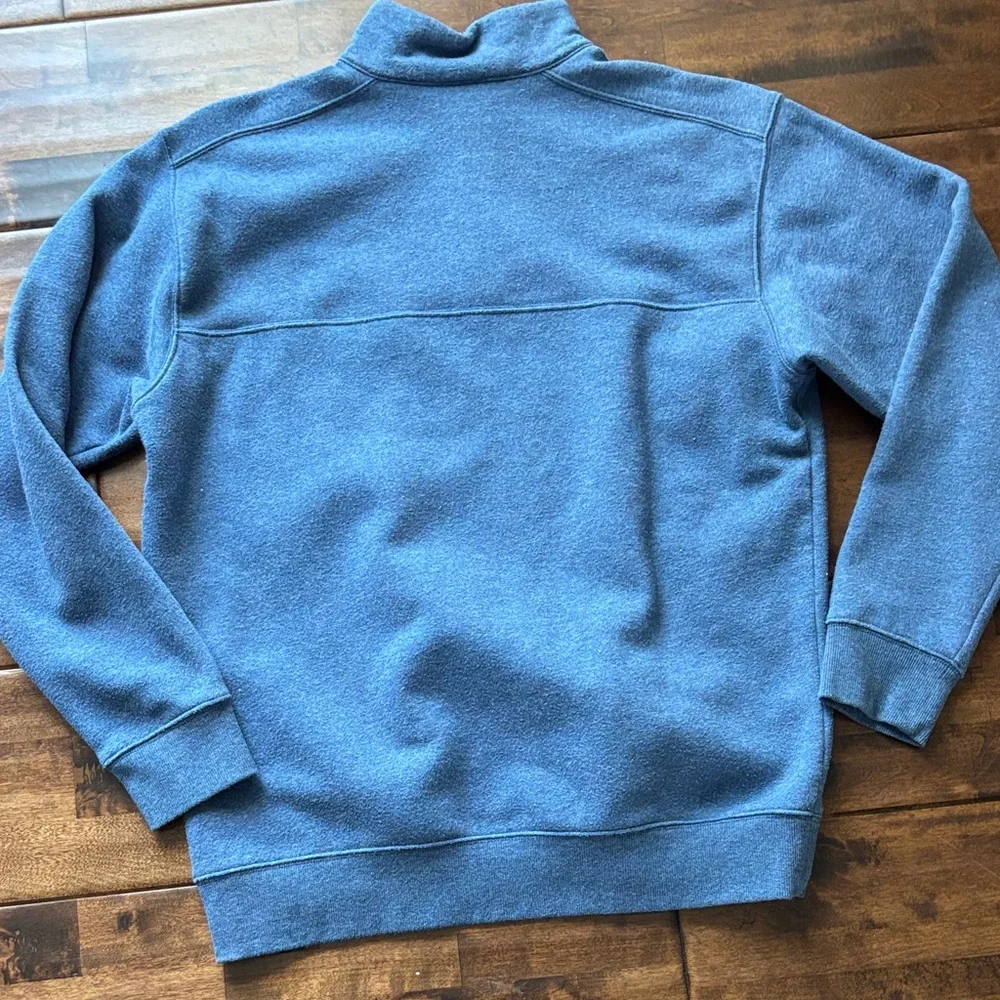 Columbia Men's Half-Zip Sweater in Blue - Picture 3 of 5